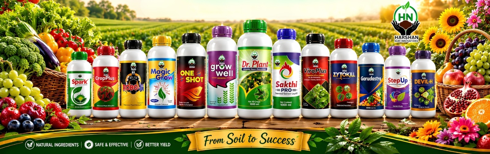 Nurturing Growth, Enriching Lives — Plant Protection, Growth Promoters, Nutrients